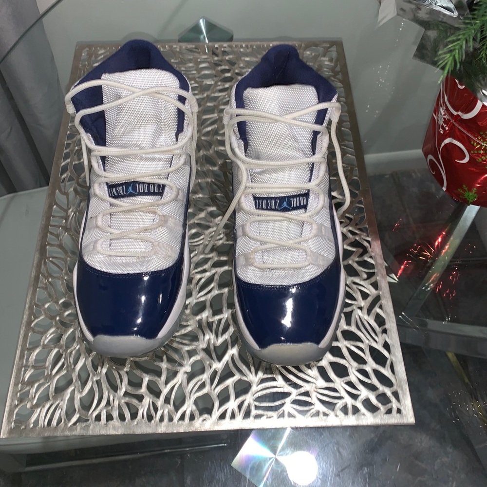 Retro 11 Blue and White